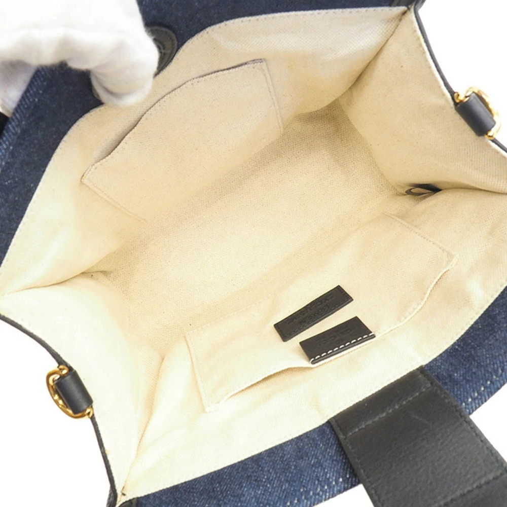 Gucci Handbag Embroidered Tiger Flower Limited Edition Embroidery Blue Black - Picture 3 of 6